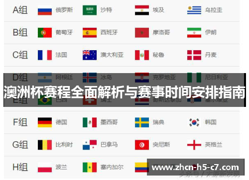 澳洲杯赛程全面解析与赛事时间安排指南 澳洲杯赛程全面解析与赛事时间安排指南